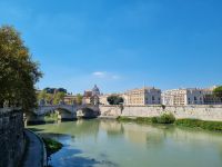 Rom - Blick von der Engelsbrücke in Richtung Petersdom
