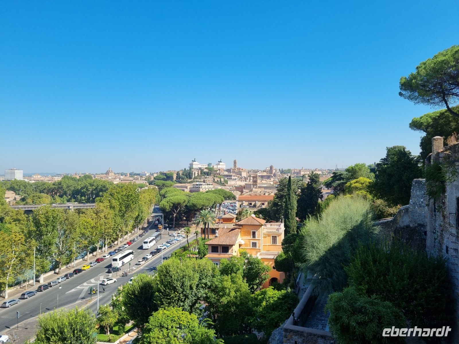 Rom - Ausblick vom Aventinhügel (Orangengarten)