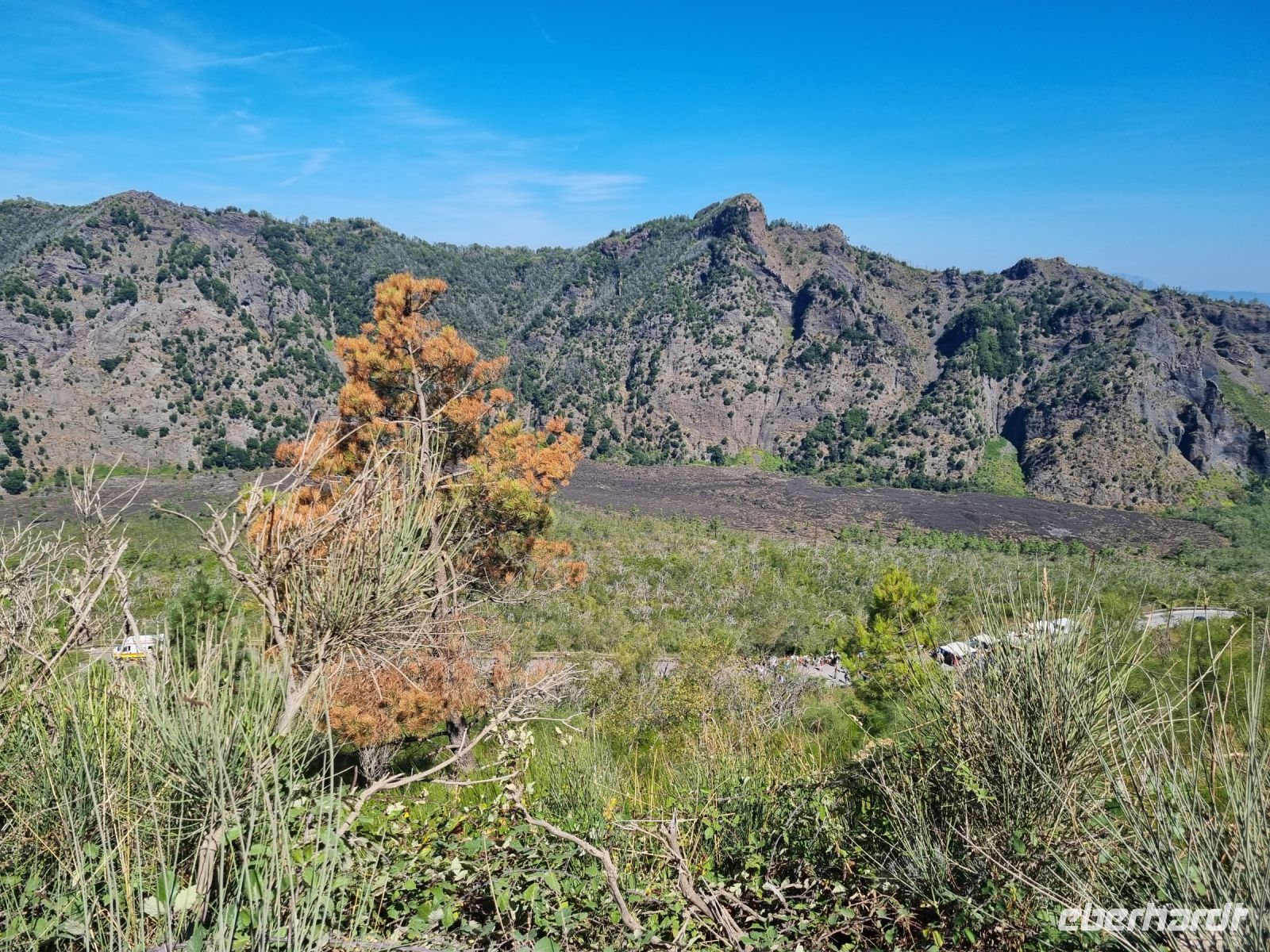 Aufstieg auf den Vesuv...
