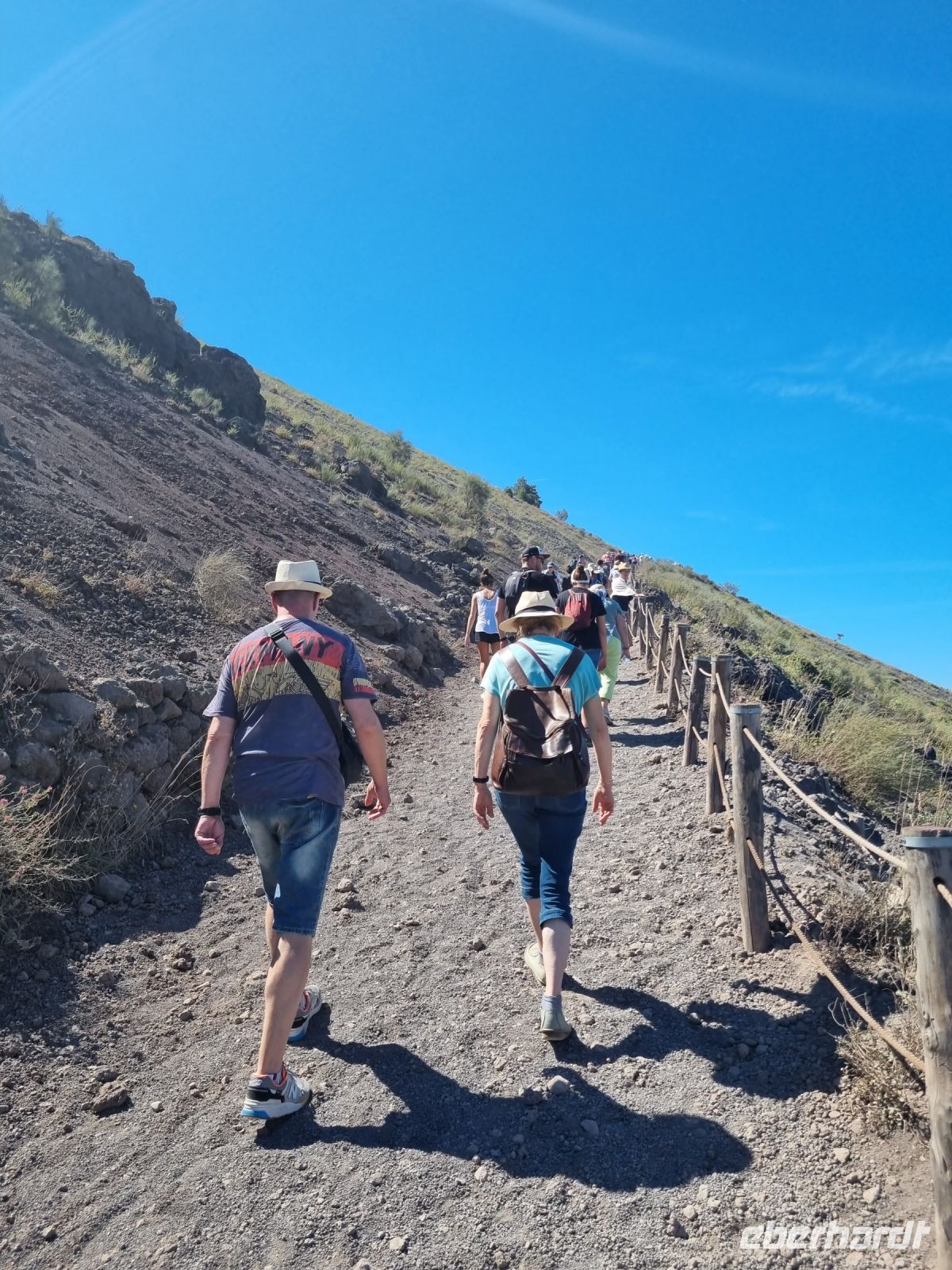 Aufstieg auf den Vesuv...