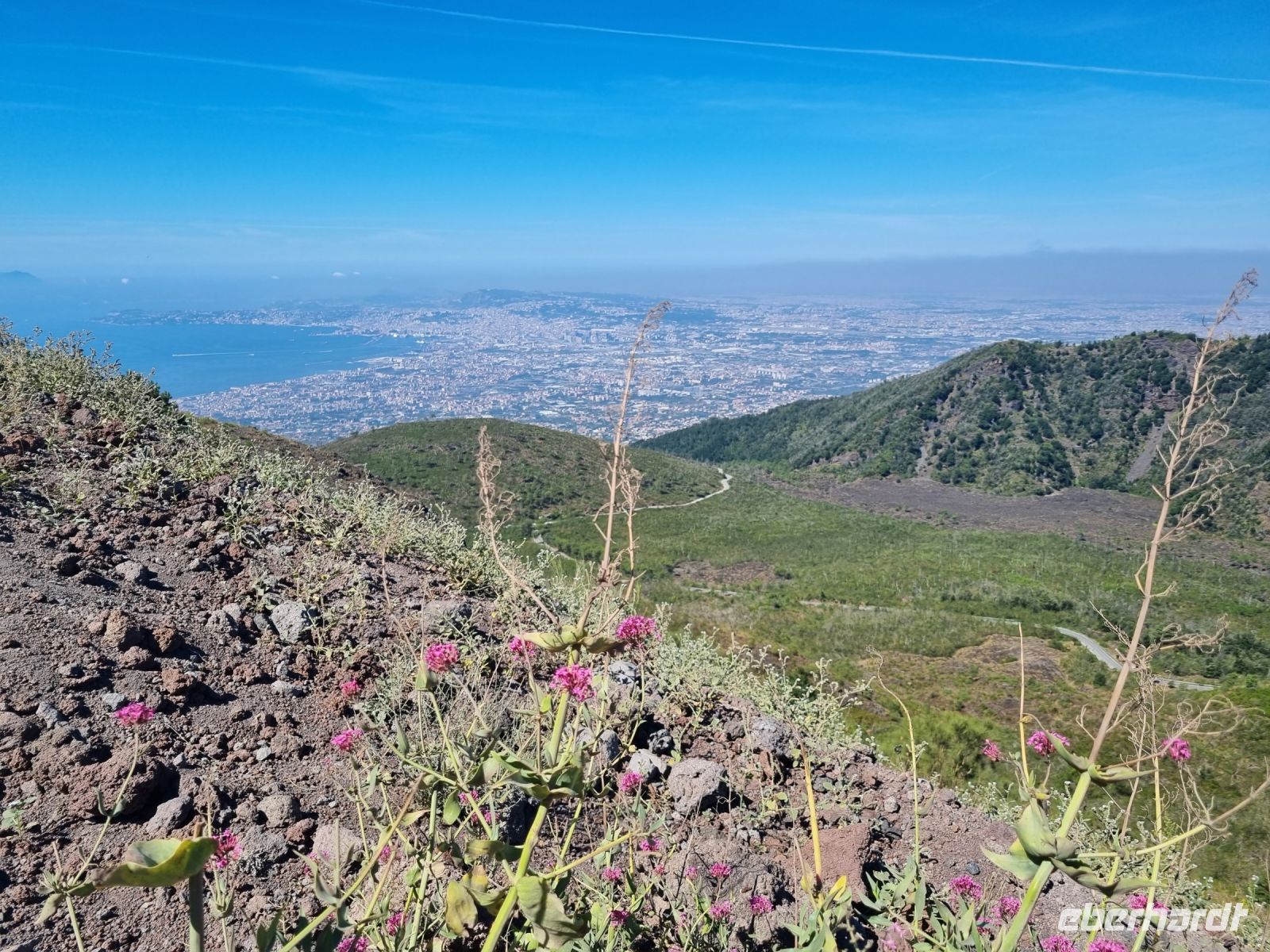 Aufstieg auf den Vesuv...