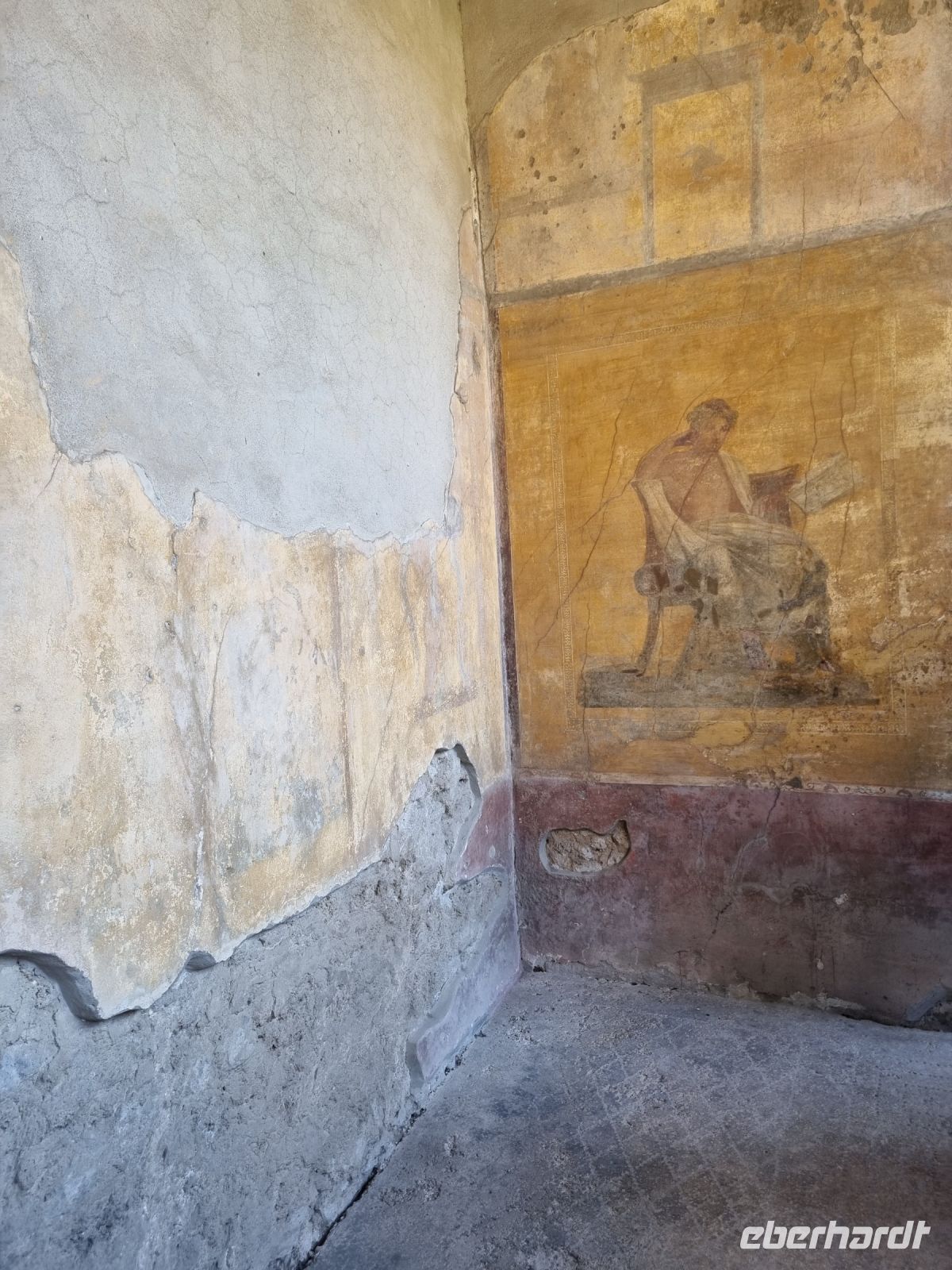 Pompeji - Casa del Menandro (Wandmalerei Menander)