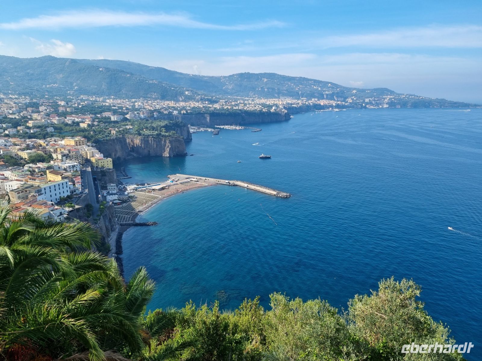 Blick auf die Steilküste von Sorrent