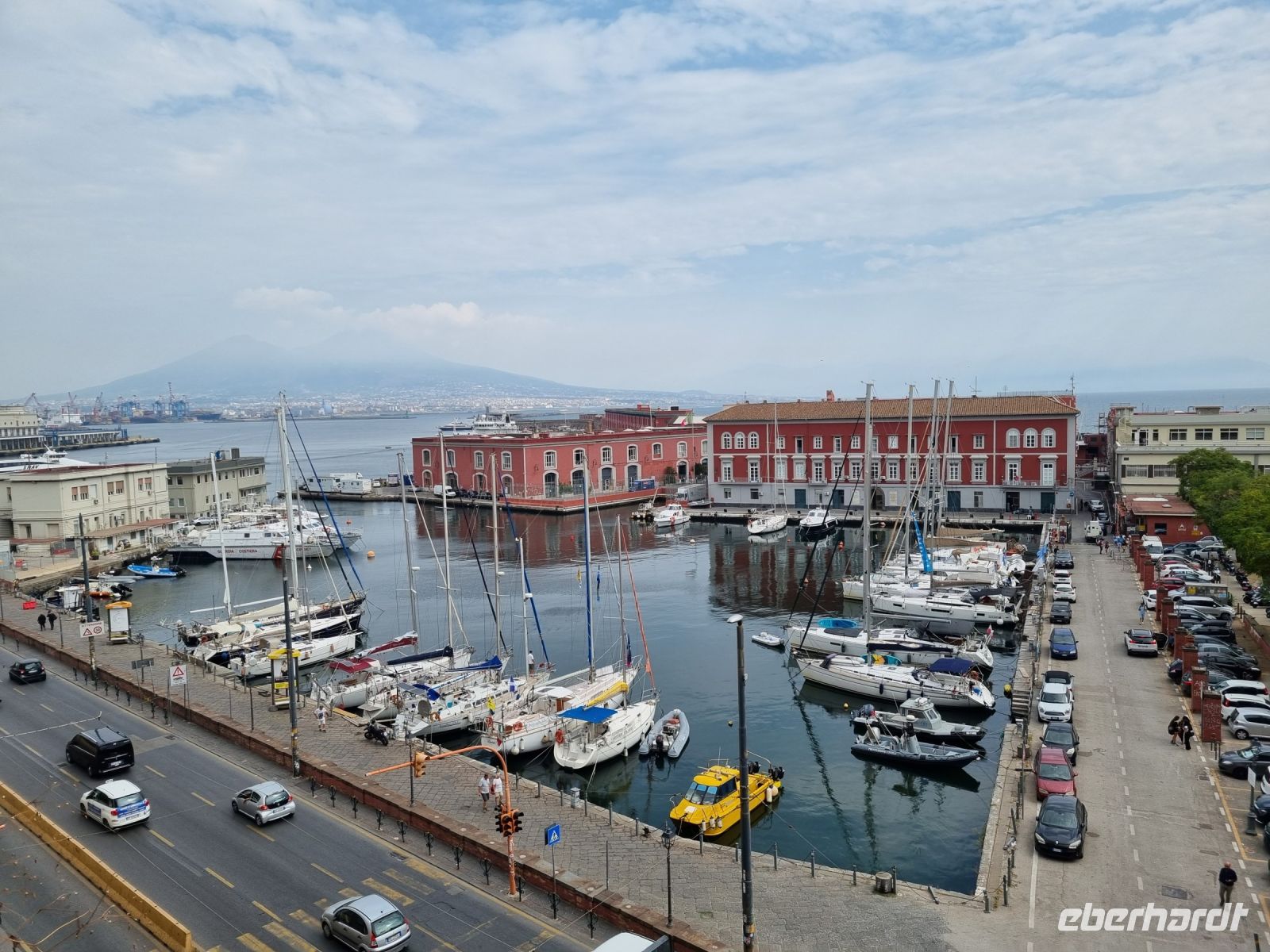 Neapel - Ausblick vom Palazzo Reale (Königspalast)