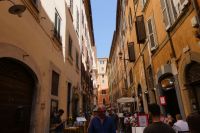 Leben in den Straßen Roms