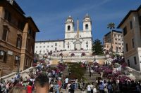 Treiben an der Piazza di Spagna