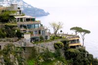 Blick auf Luxushotel 