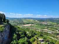 Umbrien - Blick von der Festung ins Paglia-Tal