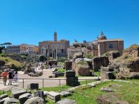 Rom - Forum Romanum (Blick zum Kapitolshügel)