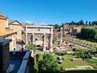 Rom - Ausblick vom Kapitol auf das Forum Romanum 