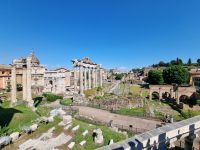 Rom - Ausblick vom Kapitol auf das Forum Romanum 