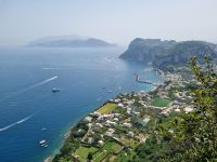 Insel Capri - Anacapri (Blick auf Marina Grande)