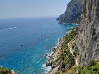 Insel Capri - Ausblick vom Augustusgarten in Richtung Marina Piccola...