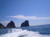 Insel Capri Faraglioni-Felsen