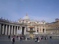 Petersplatz mit Petersdom
