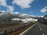 Schnee in den Bergen