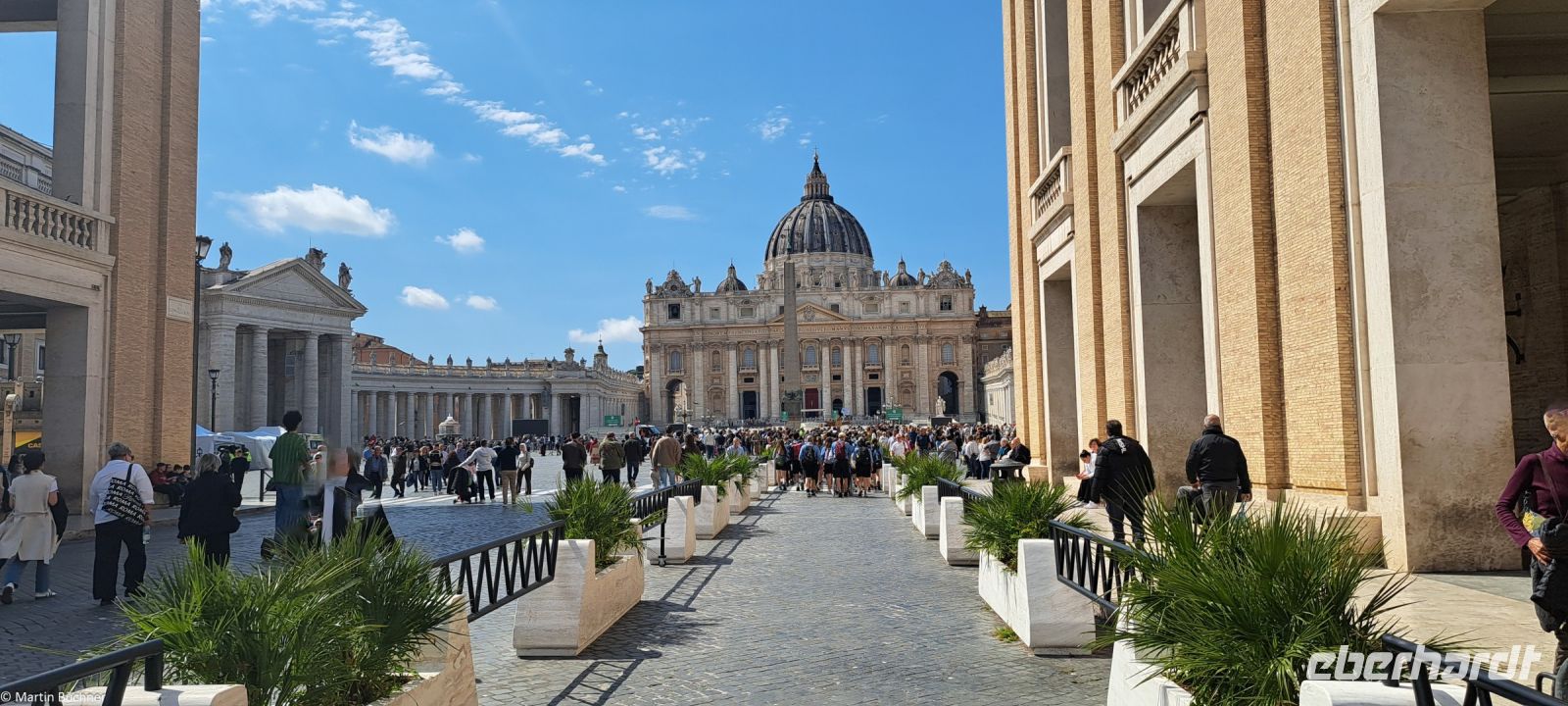 Rom - Vatikan - Petersplatz mit Petersdom