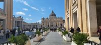 Rom - Vatikan - Petersplatz mit Petersdom