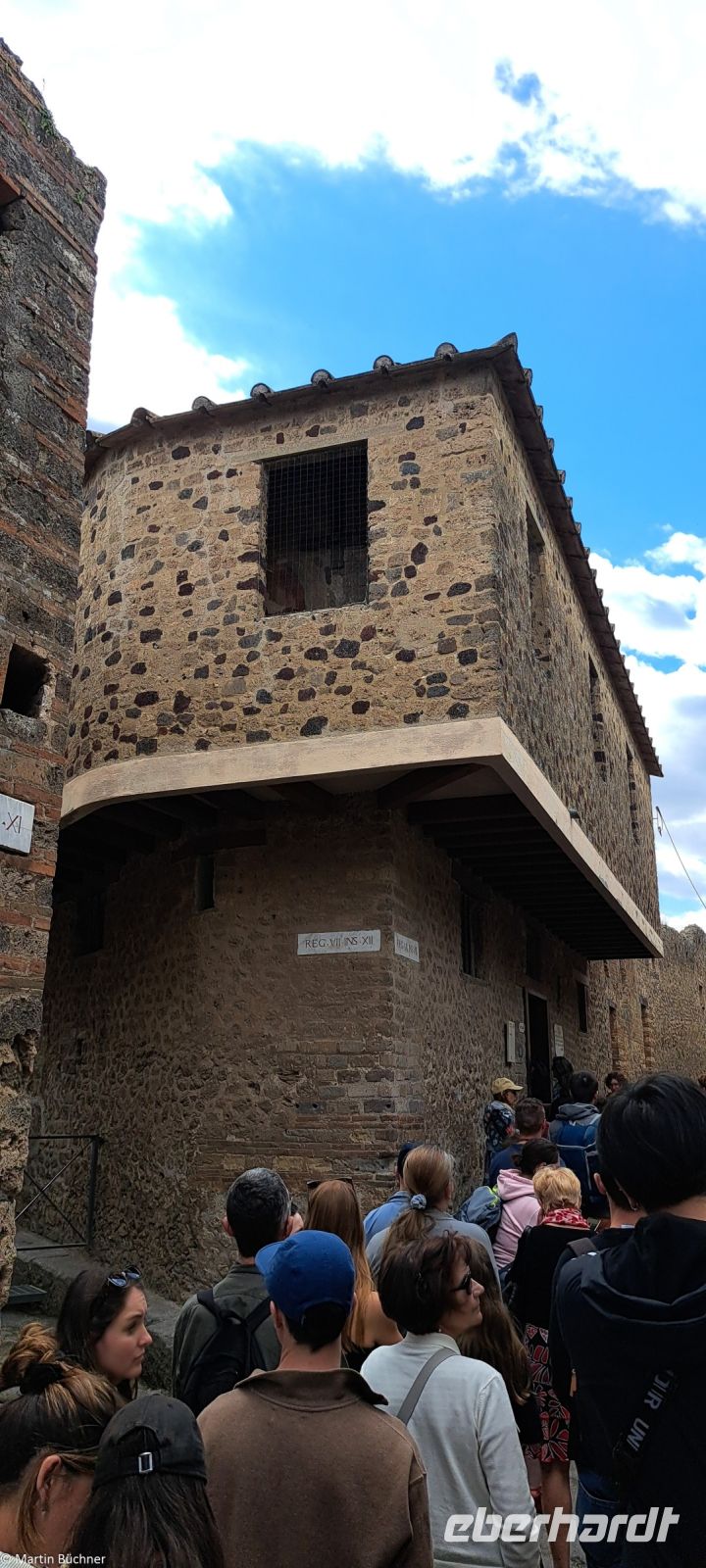 UNESCO Weltkulturerbe Pompeji - Rekonstruiertes Gebäude