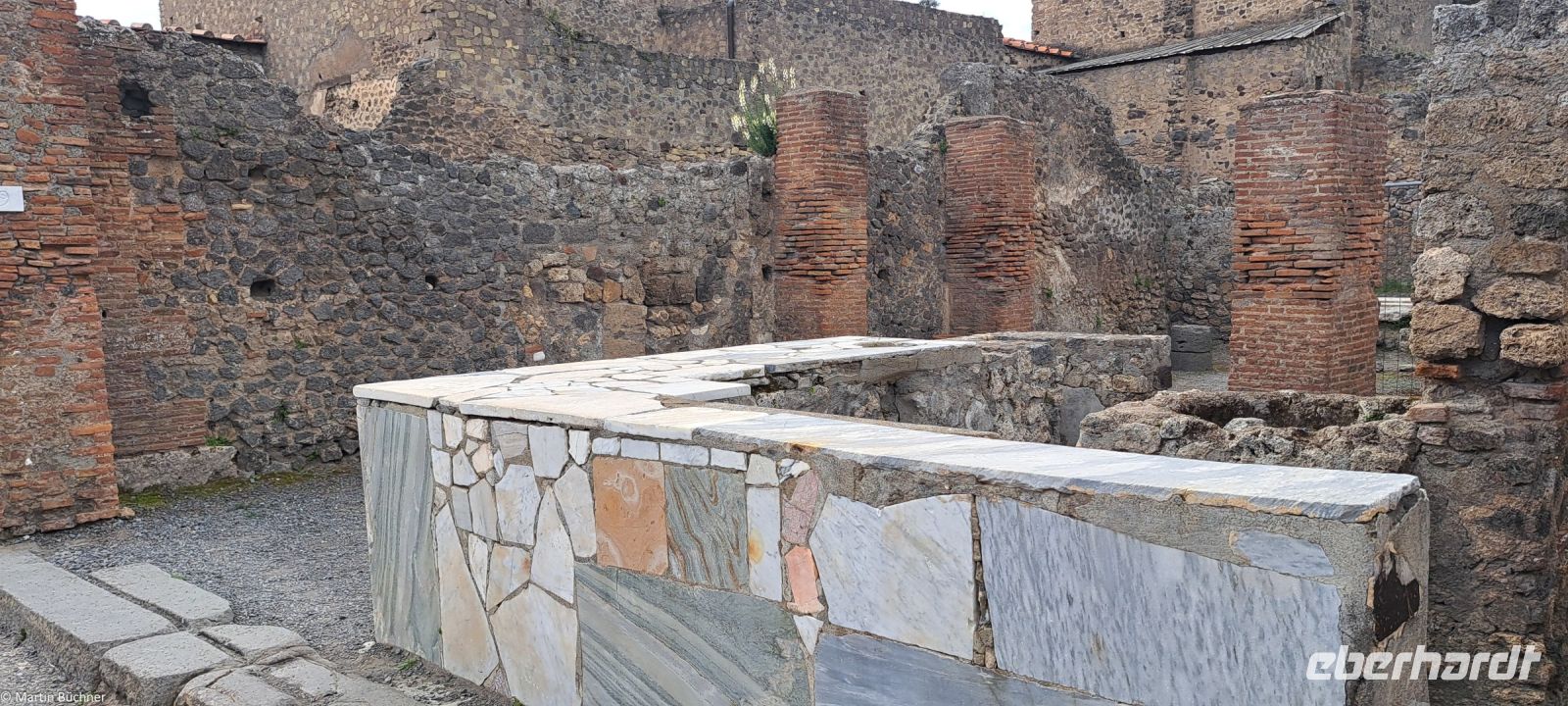 UNESCO Weltkulturerbe Pompeji - Straßenrestaurant