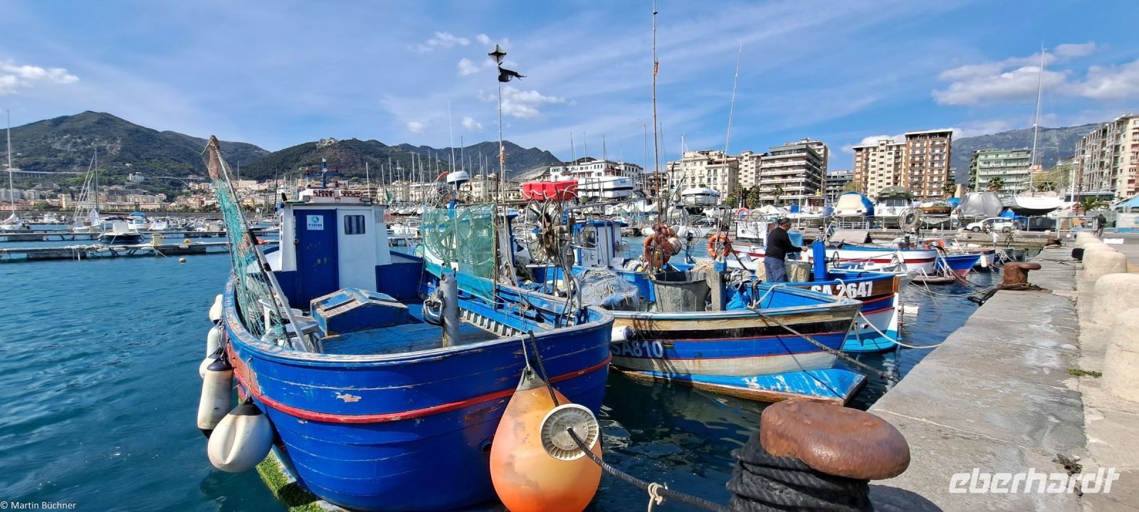 Salerno am Golf von Salerno