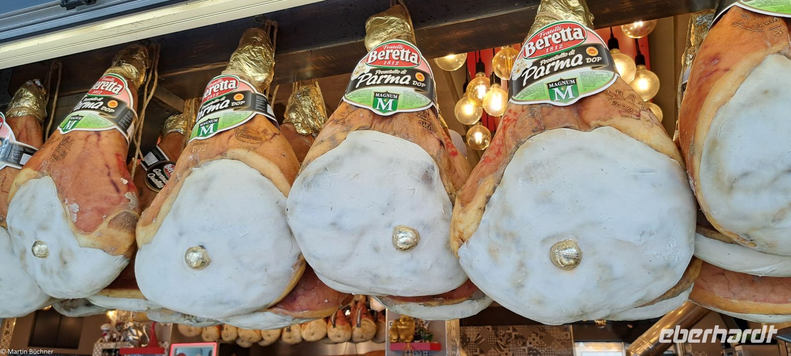 Salerno am Golf von Salerno - Parmaschinken