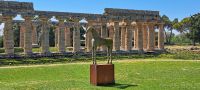 Paestum - Skulptur Cavallo di sabbia