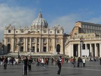 wir besuchen den Petersdom in Rom