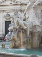 der Vierflüssebrunnen an der Piazza Navona