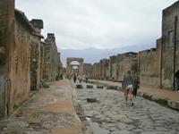 Alte Straße in Pompej