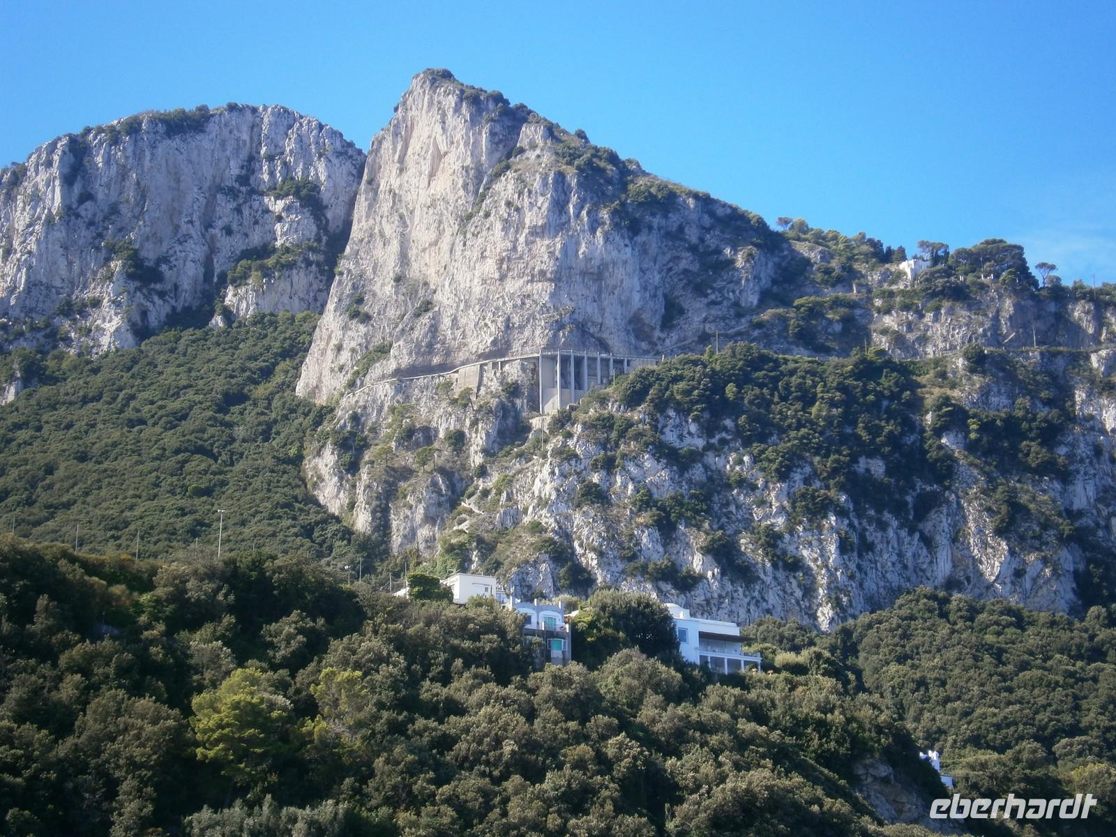 Küstenstraße auf Capri