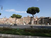 Blick zu den Trajansmärkten