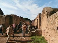 unterwegs in Ostia Antica