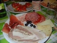 Spezialitäten von Frascati