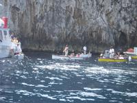 Einfahrt in die Blaue Grotte