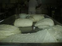 Mozarella vor der Verarbeitung