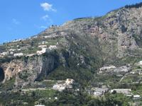 Amalfiküste - am Hang unser Hotel Sant Orsola in Agerola