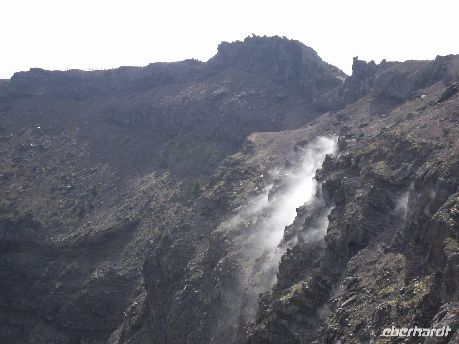 auf dem Vesuv ...