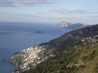 Ausblick vom  Grand Hotel Sant`Orsola auf die Amalfiküste 