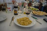 Pasta-Abendessen im Restaurant 