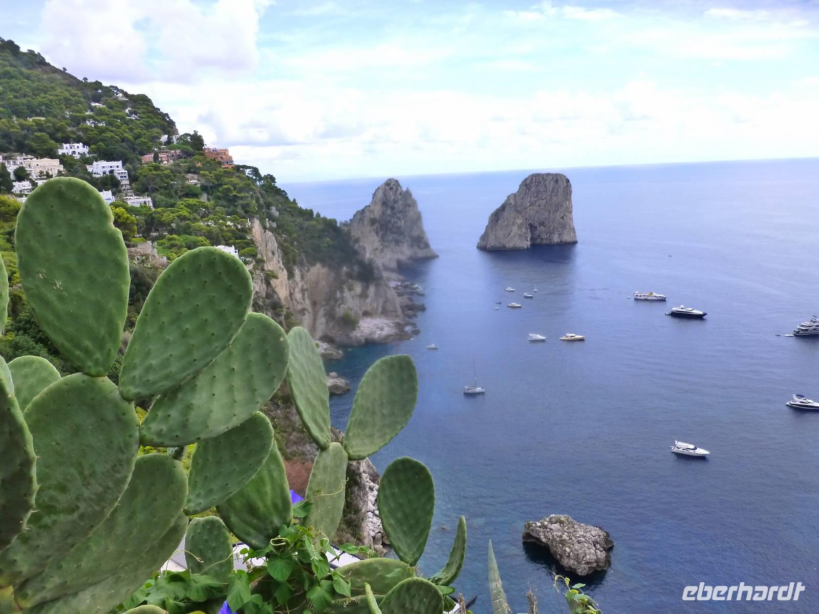 Ausblicke vom Augustusgarten (Faraglioni-Felsen)