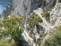 Capri - Ausblick vom Augustusgarten auf die Via Krupp