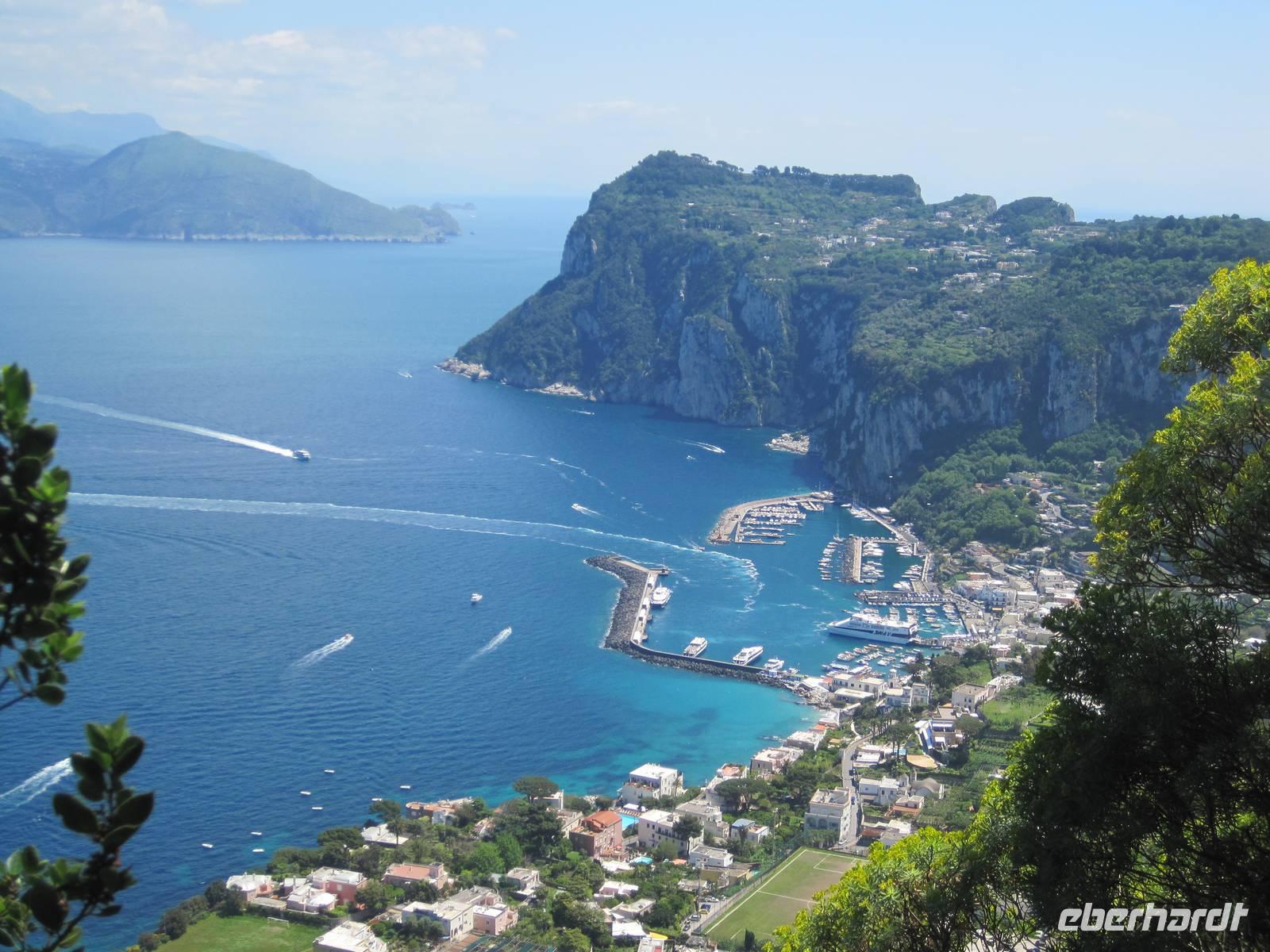 Capri Hafen von Anacapri