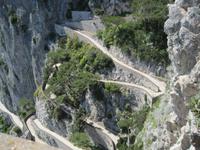 Serpentinenstraße, gebaut von Krupp