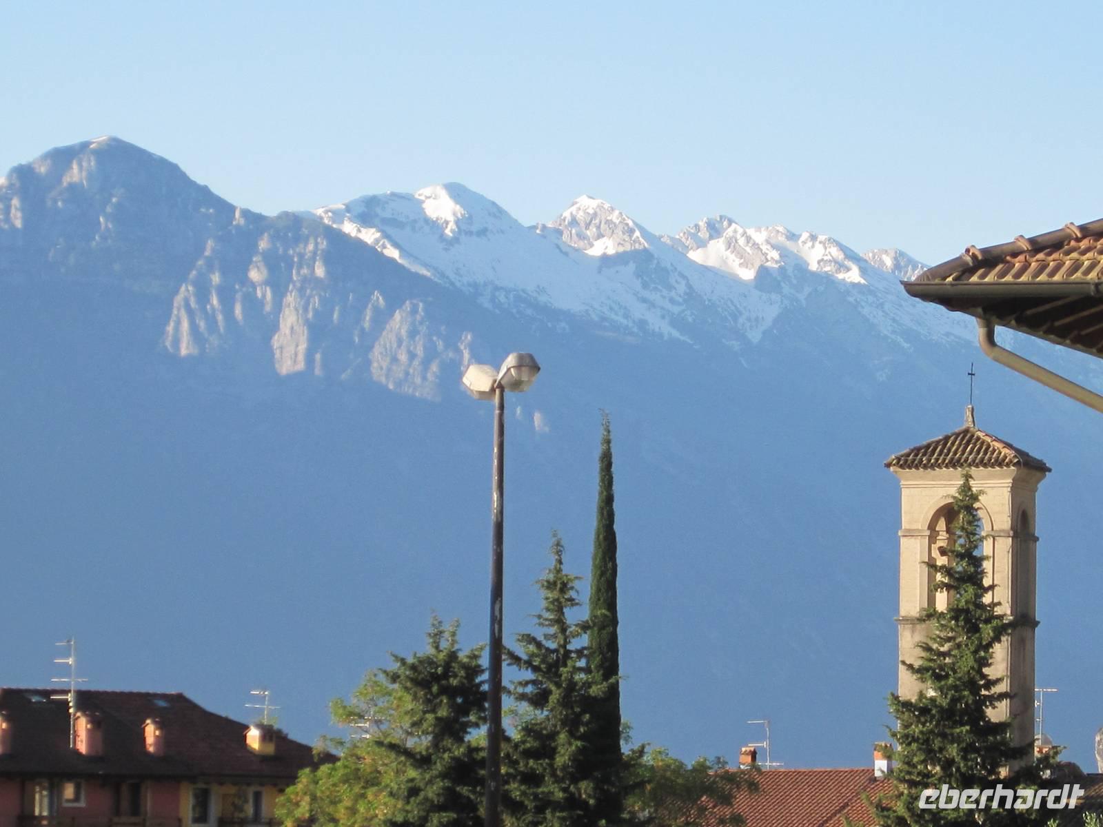 Bergmassiv am östlichen Gardasee - unser Abschied