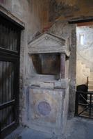 Ehemaliger Hausaltar der Villa in Pompeji