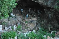 Krippe in den Felsen der Amalfiküste