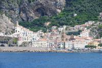  Ort Amalfi - Blick vom Boot aus