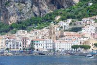Ort Amalfi - Blick von Boot aus
