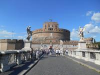 Rom (Blick von der Engelsbrücke zur Engelsburg)